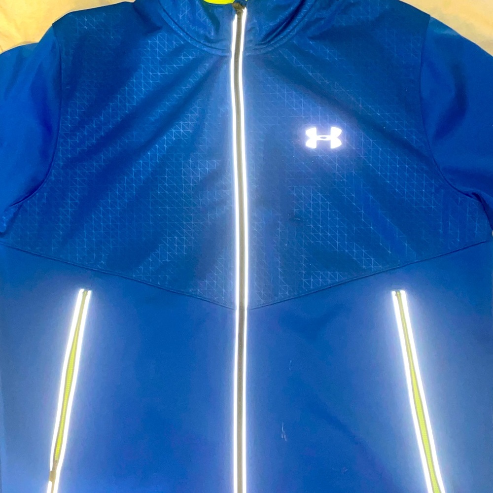 Under Armor Reflective Blue jacket